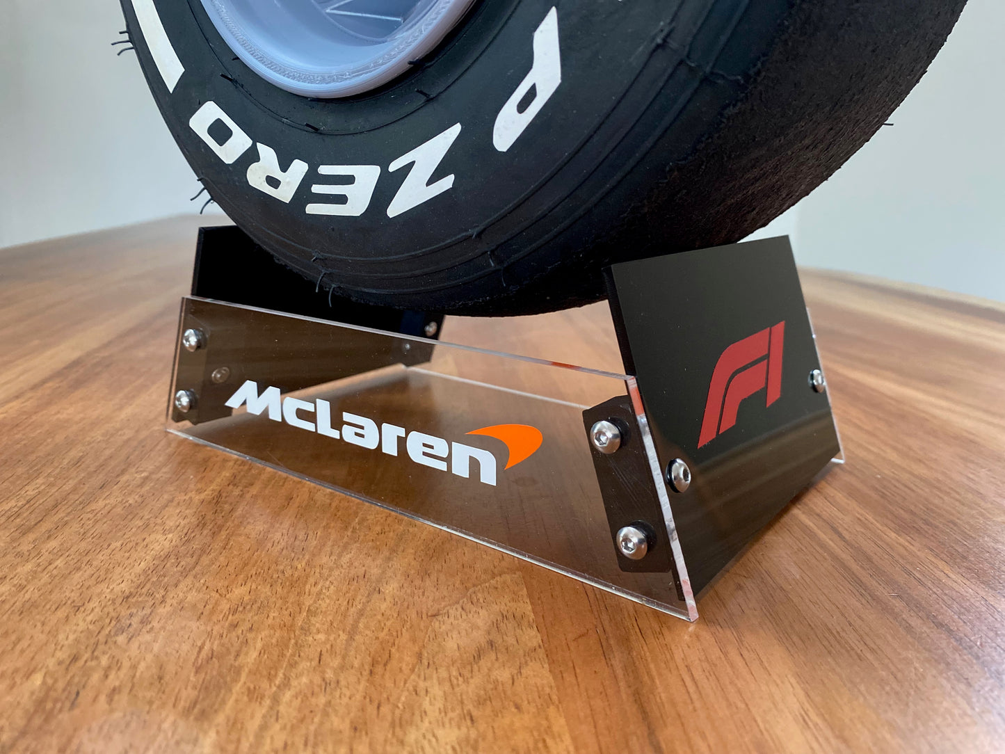 Oscar Piastri (McLaren) - F1 Tyre with Stand