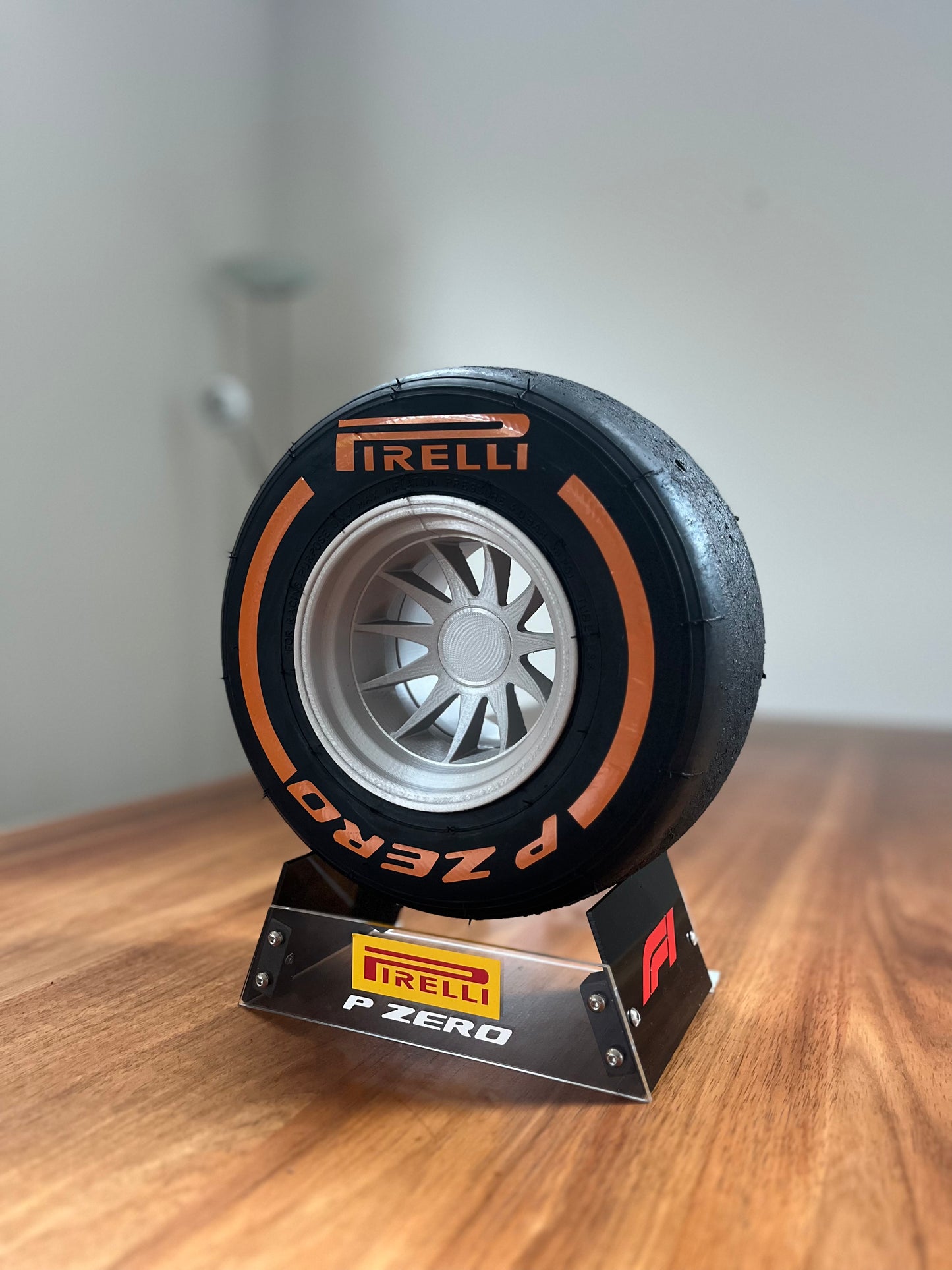 Pirelli Super Hard F1 Tyre with Stand