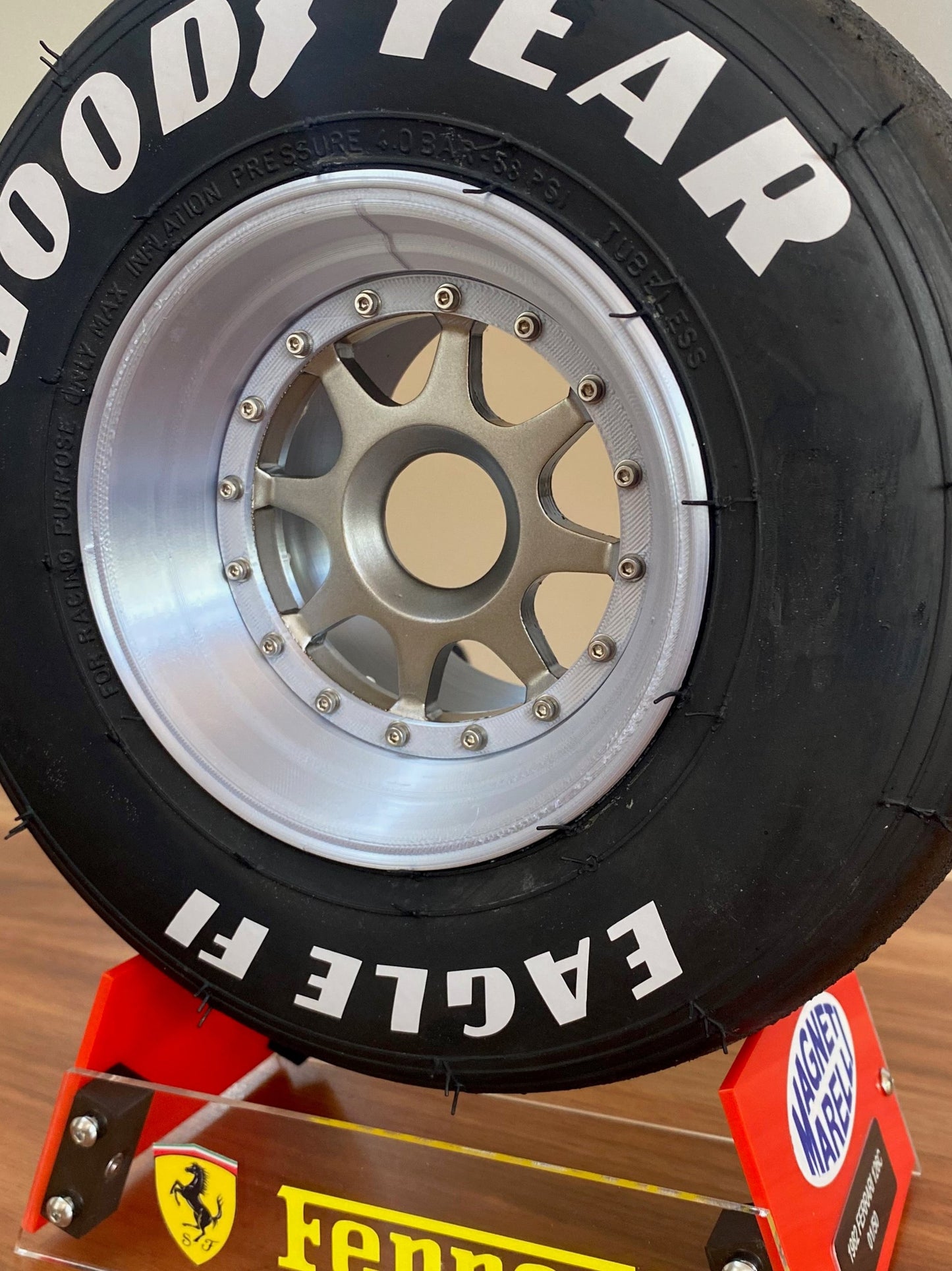 Ferrari 126C Limited Edition F1 Replica Wheel and Stand