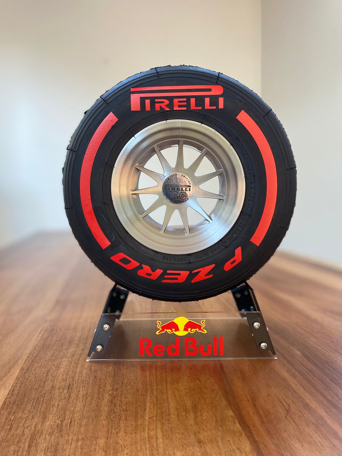 Dan Ricciardo (Red Bull) - F1 Tyre with Stand