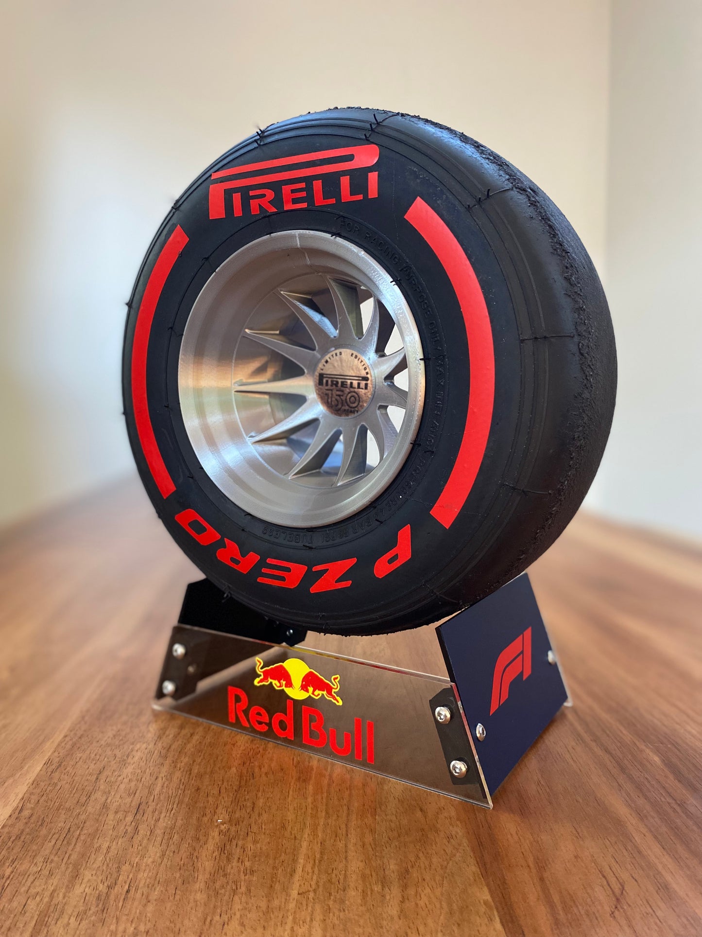 Dan Ricciardo (Red Bull) - F1 Tyre with Stand