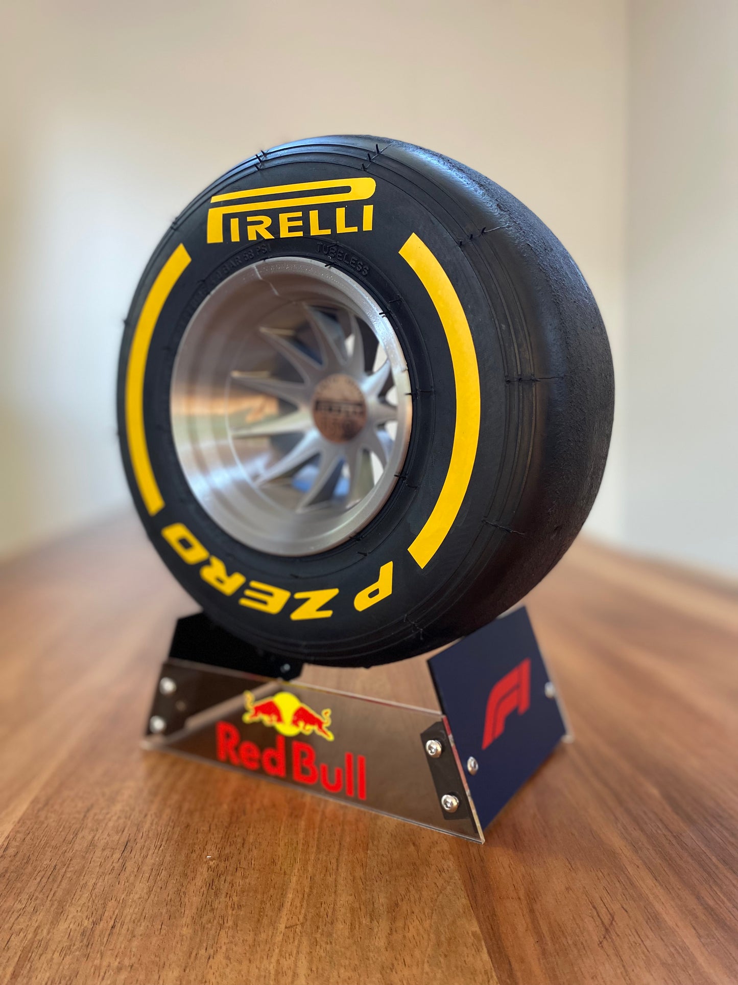 Dan Ricciardo (Red Bull) - F1 Tyre with Stand