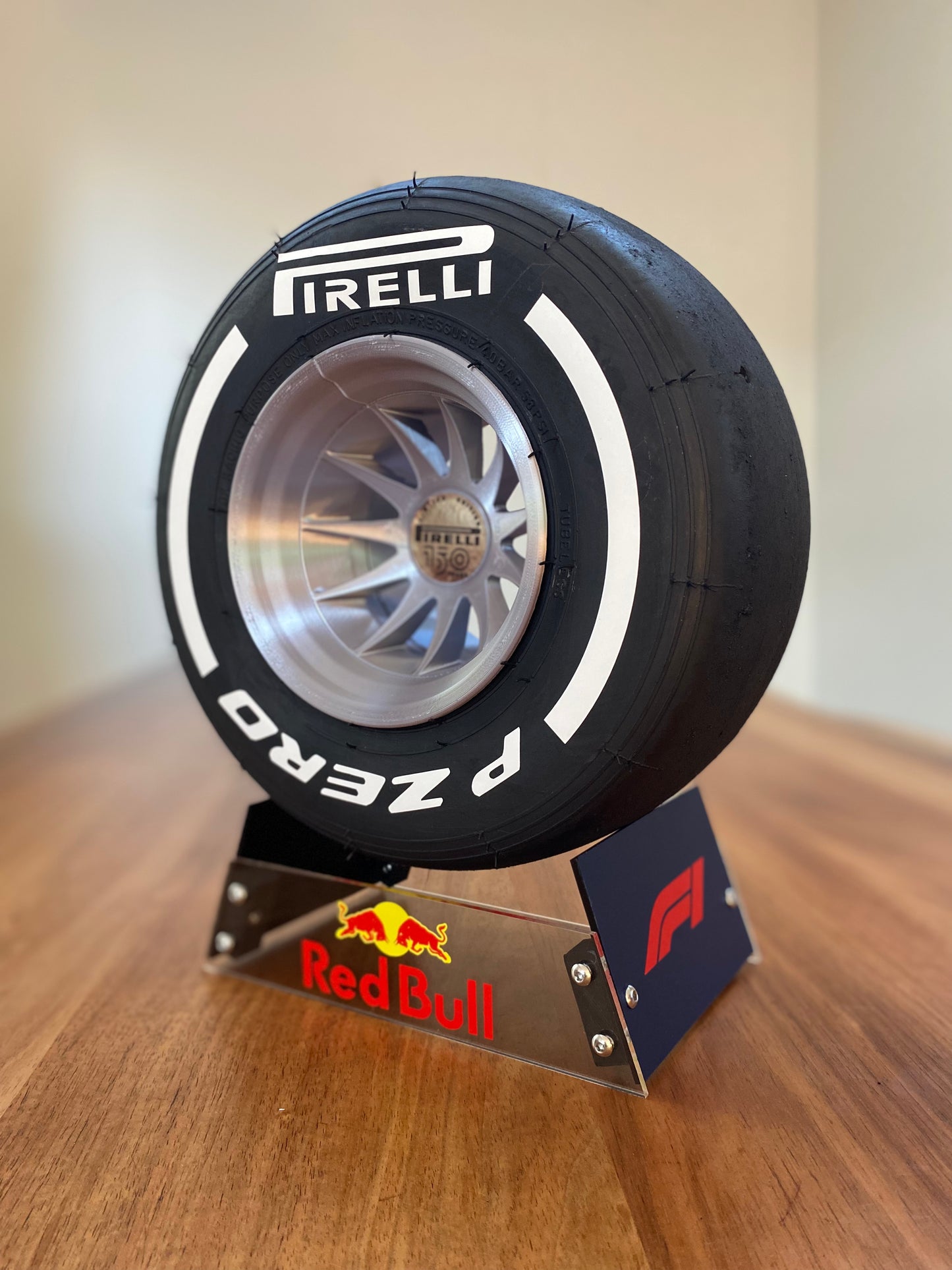 Dan Ricciardo (Red Bull) - F1 Tyre with Stand