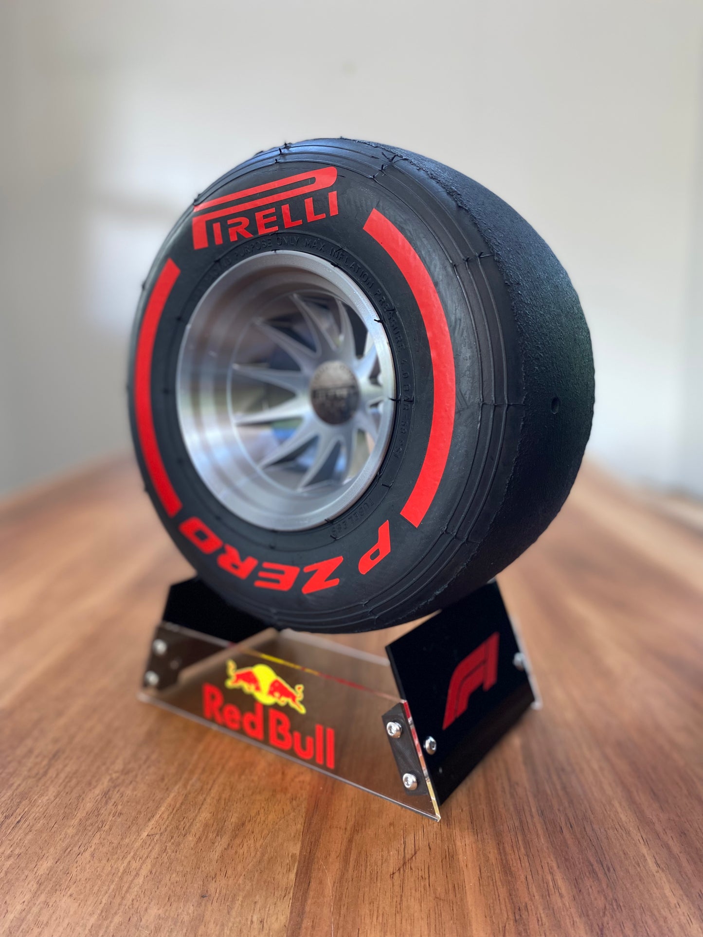 Max Verstappen (Red Bull) - F1 Tyre with Stand