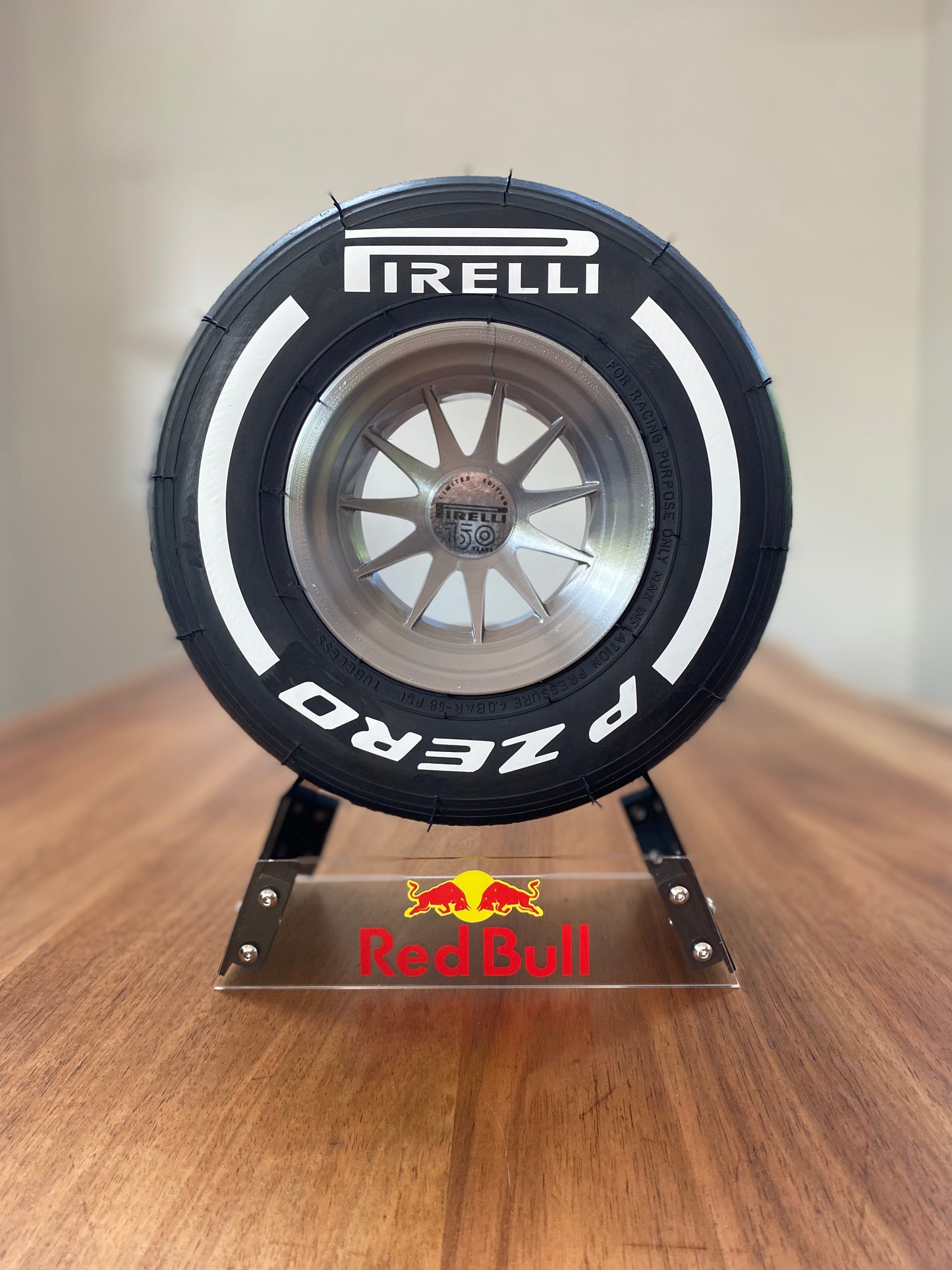 Max Verstappen (Red Bull) - F1 Tyre with Stand