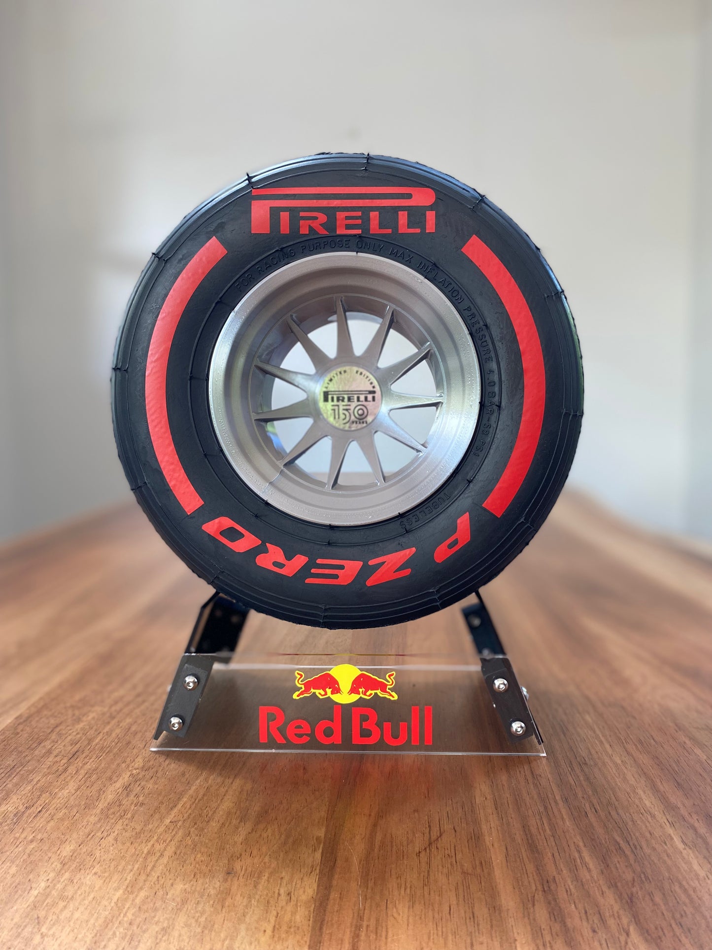 Max Verstappen (Red Bull) - F1 Tyre with Stand