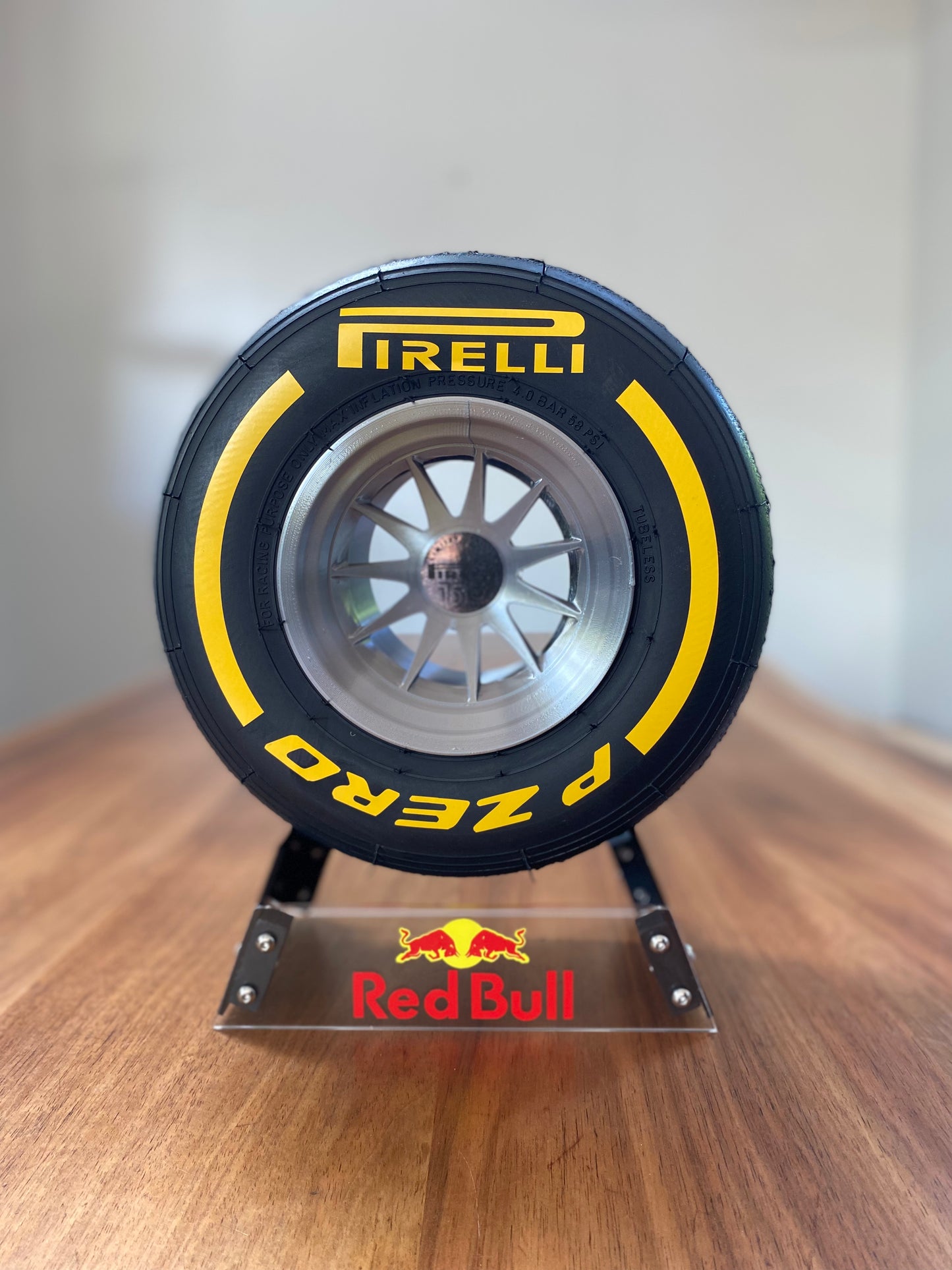 Max Verstappen (Red Bull) - F1 Tyre with Stand