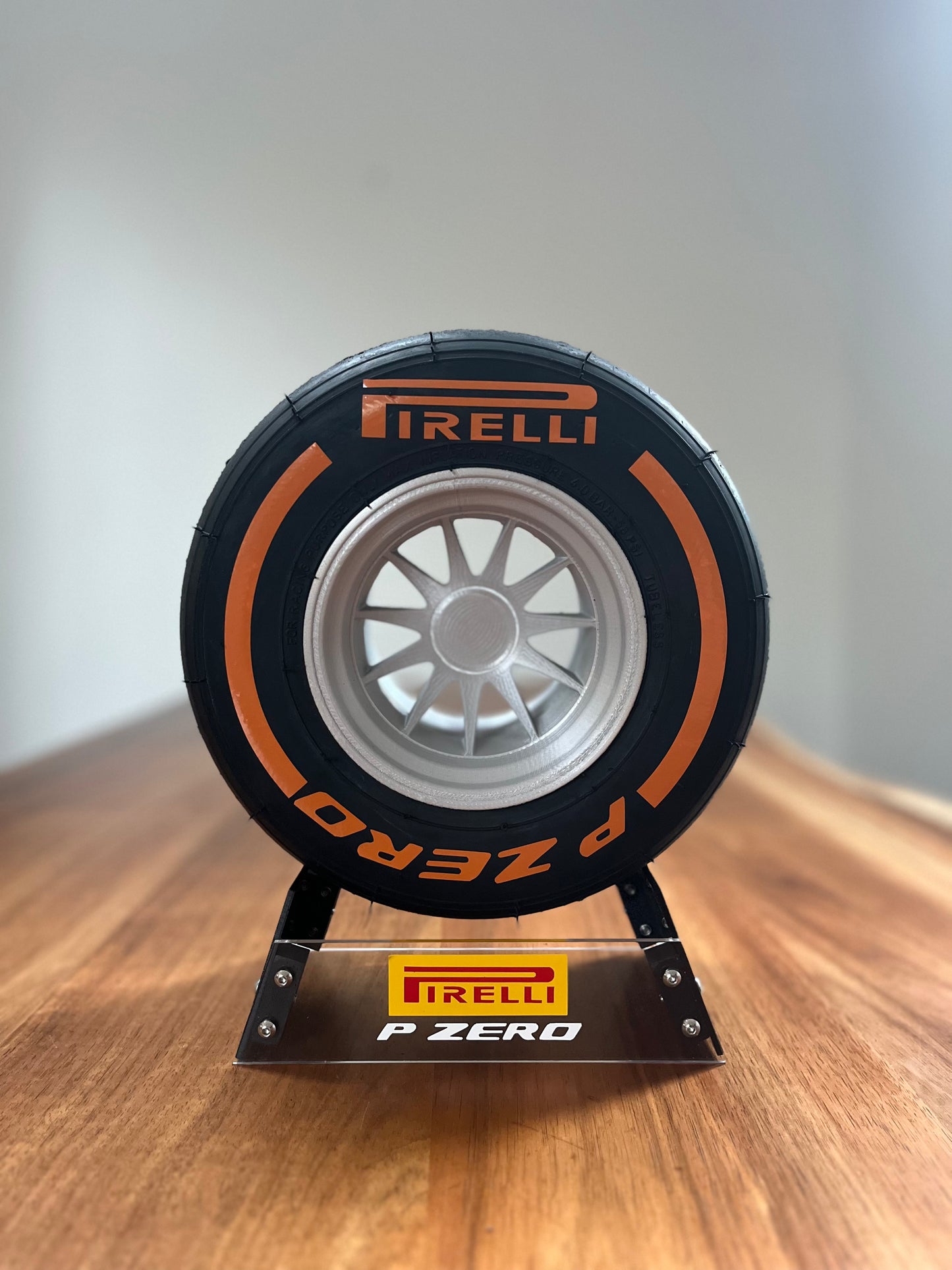 Pirelli Super Hard F1 Tyre with Stand