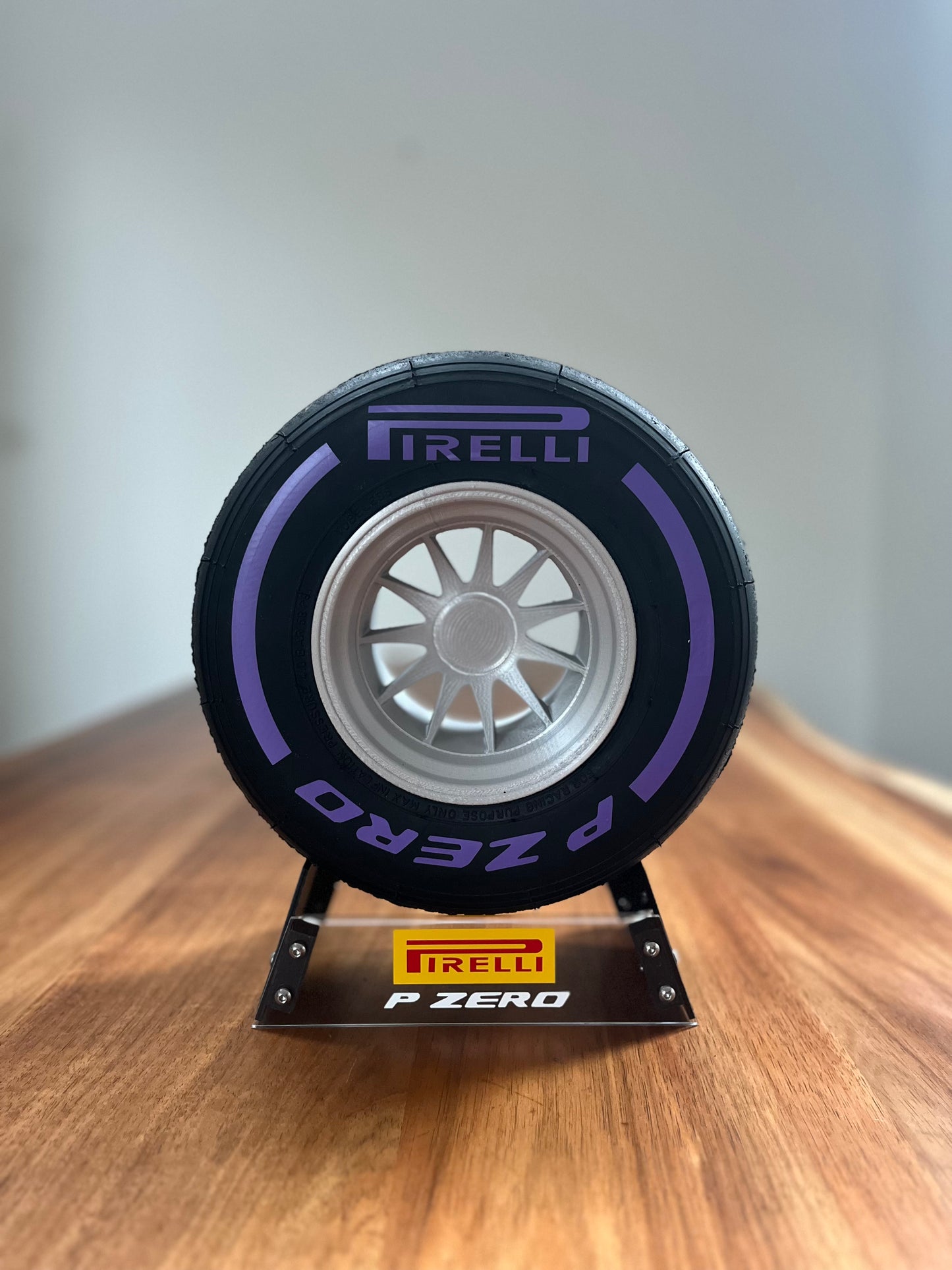 Pirelli Super Soft F1 Tyre with Stand